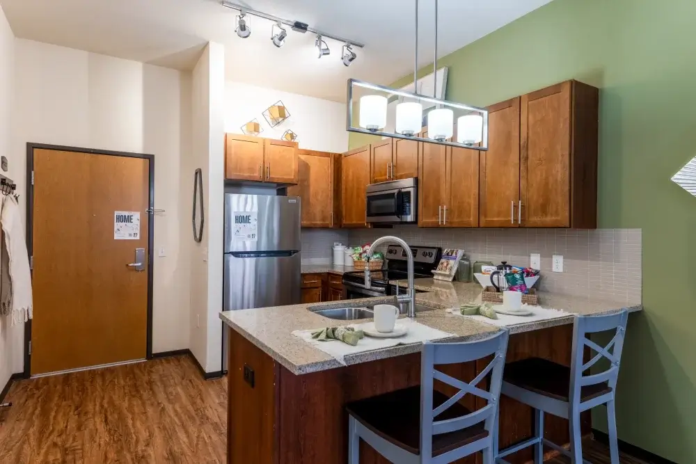kitchen the knoll dinkytown apartments near the university of minnesota